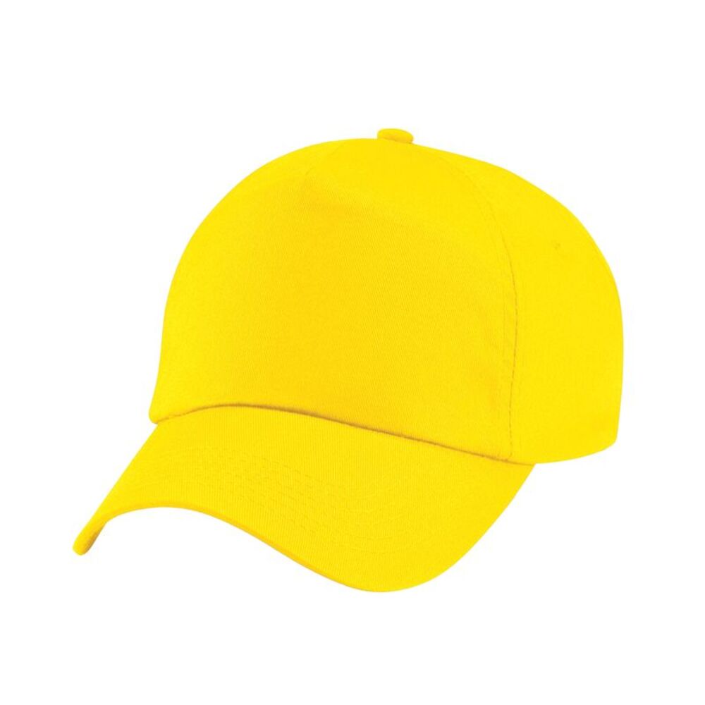 Beechfield Childrens/Kids Original 5 Panel Cap / Yellow